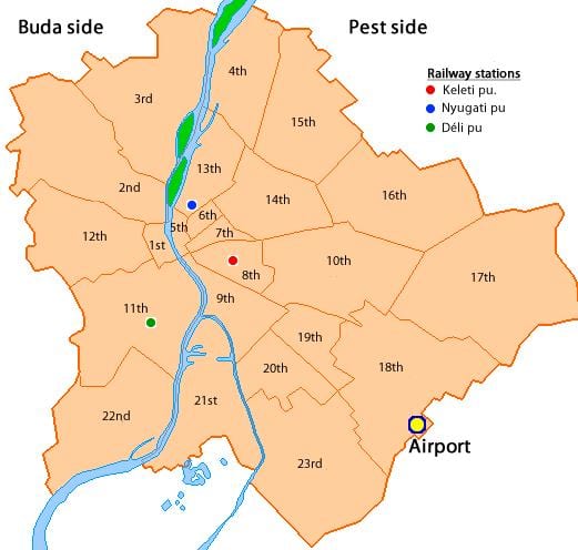 budapeste 8º distrito mapa