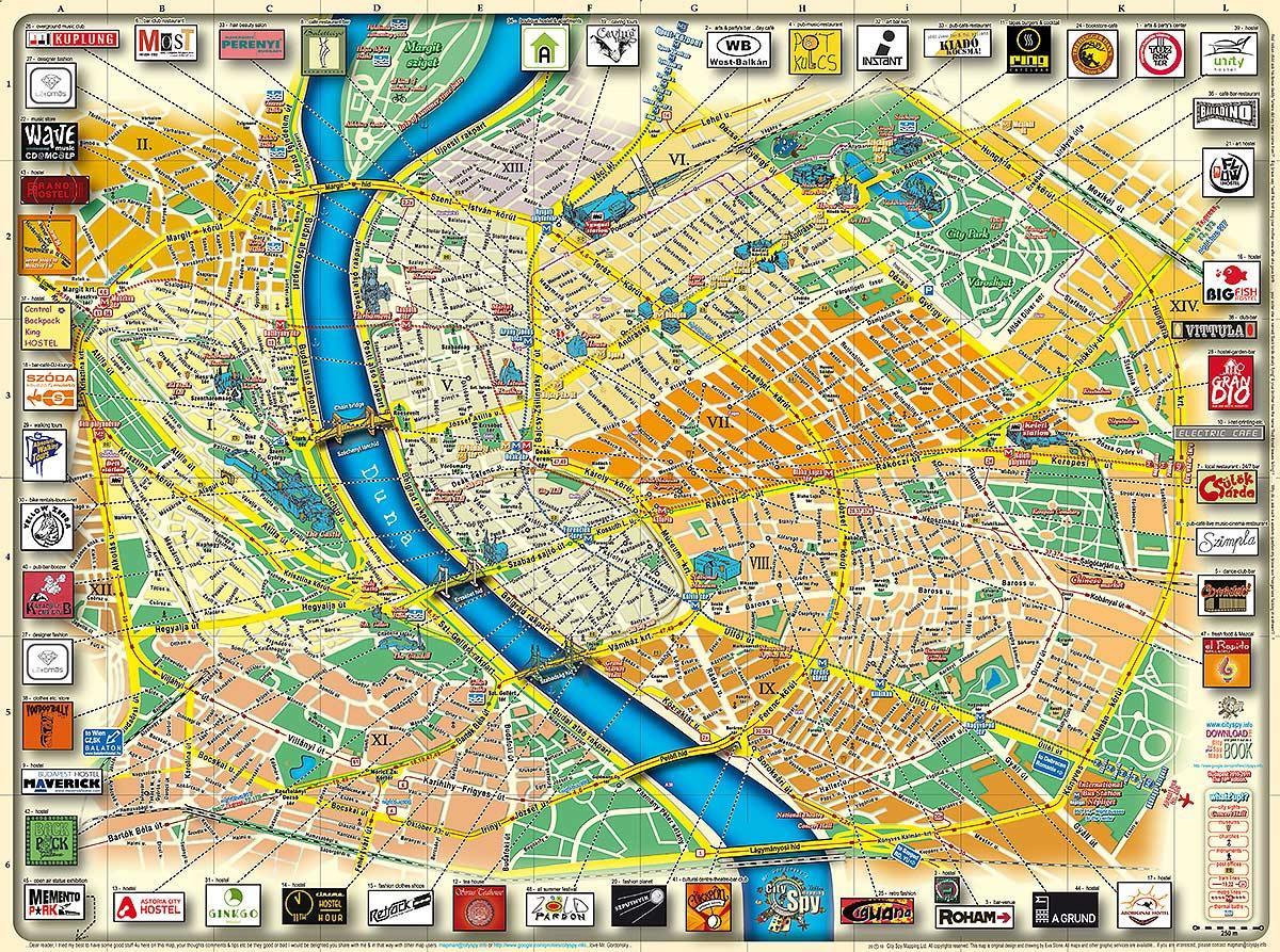 mapa de budapeste parque da cidade