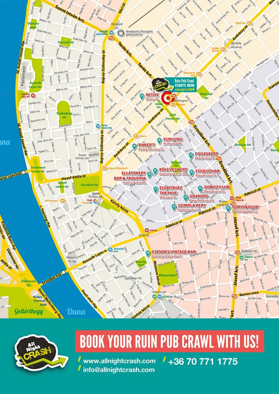 ruína pubs mapa