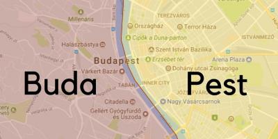 Budapeste bairros mapa