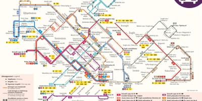 Mapa de budapeste trólebus